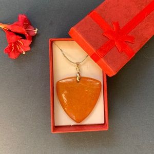 3/$50 Red Aventurine Gemstone Necklace